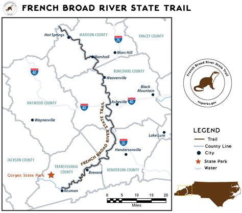 Map Of The French Broad River