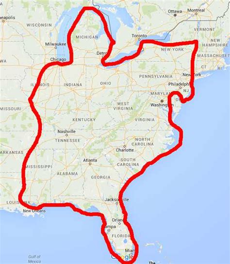 Map Of The Great Loop