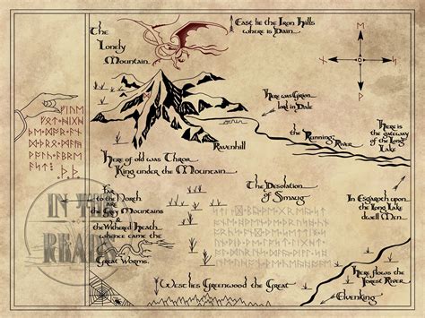 Map Of The Lonely Mountain