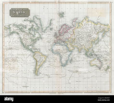 Map Of The World 1830