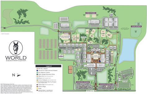 map of the world equestrian center