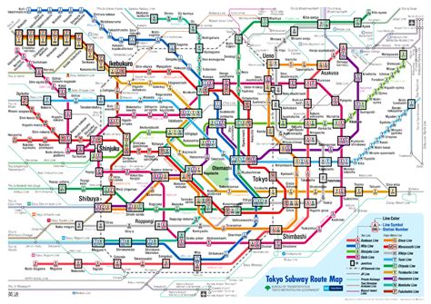 map of tokyo trains