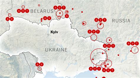 map of ukraine and russian forces