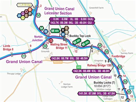 map of union canal