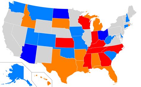 map of us voter id laws by state