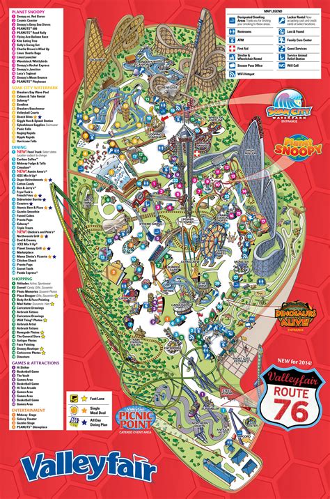 Map Of Valley Fair Mn