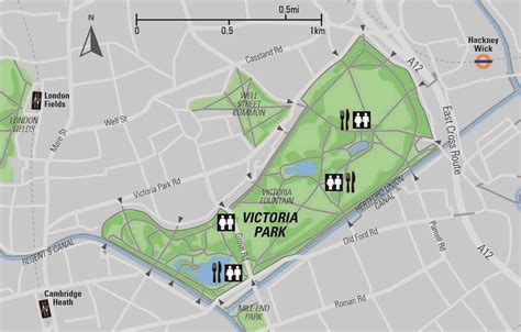 map of victoria park hackney