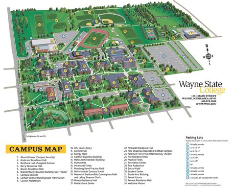 Map Of Wayne State Campus