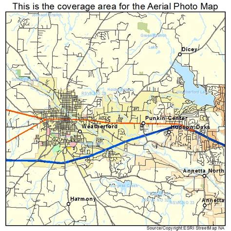 Map Of Weatherford Tx