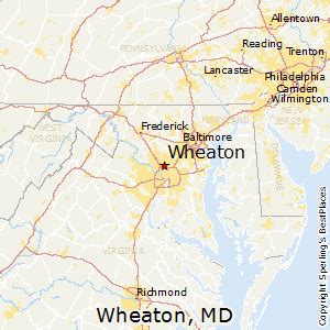 map of wheaton md