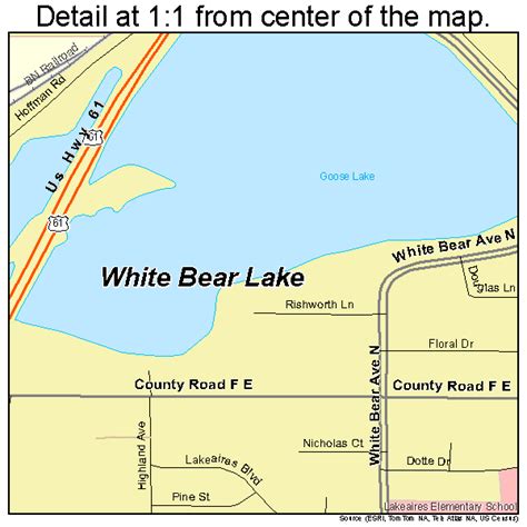 Map Of White Bear Lake