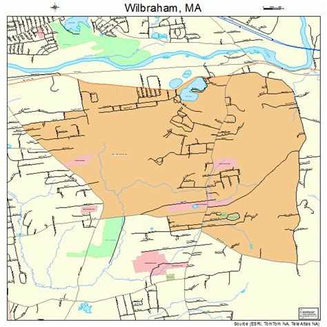 Map Of Wilbraham Massachusetts
