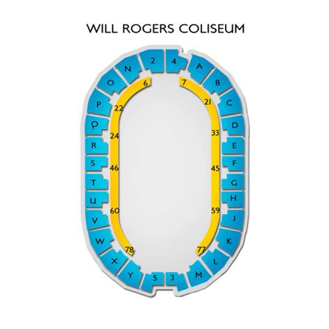 map of will rogers coliseum