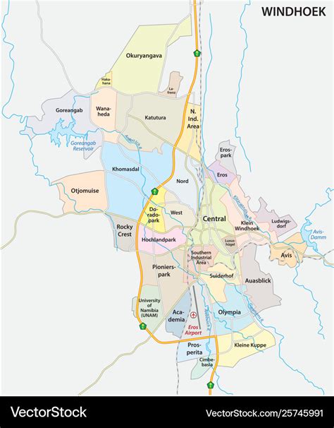 map of windhoek suburbs