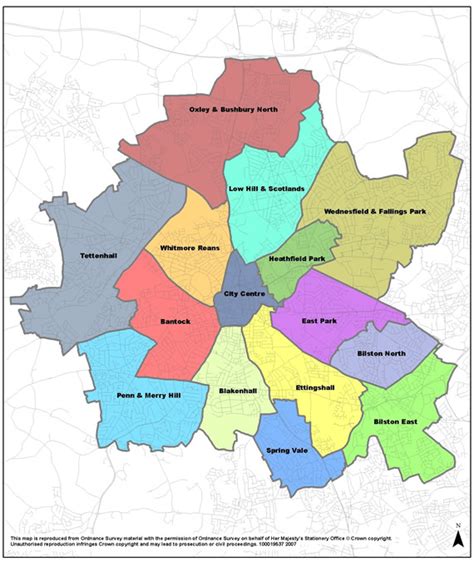 map of wolverhampton area