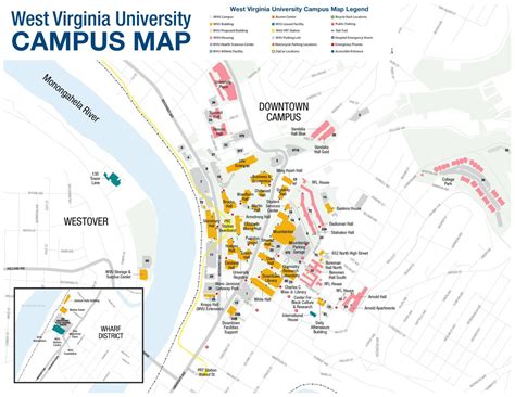 map of wvu campus