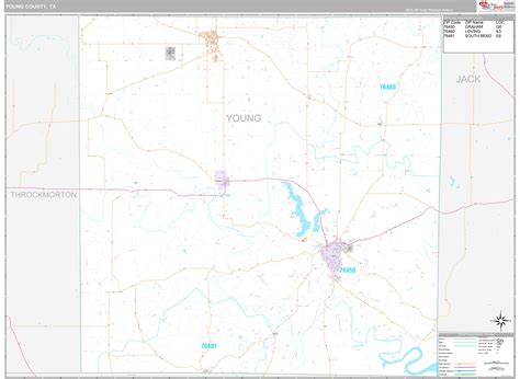 Young County Texas Map