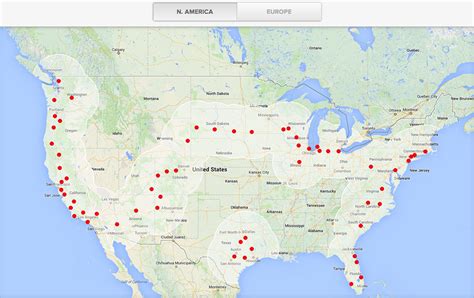 map route with tesla supercharger