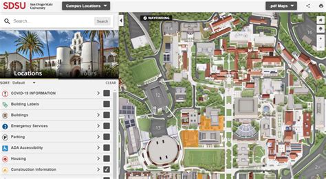 map sdsu