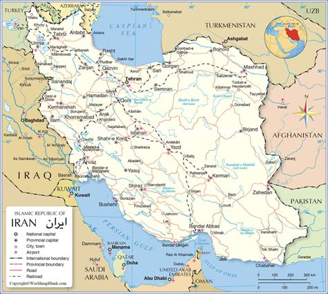 map showing iran and pakistan