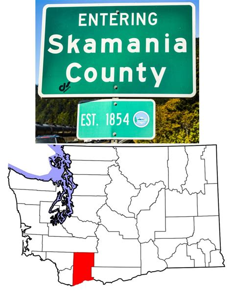 map skamania county wa