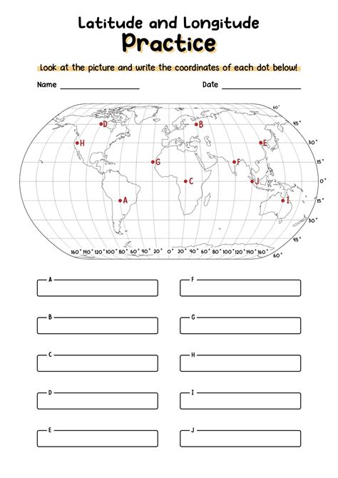 map skills latitude and longitude answer key