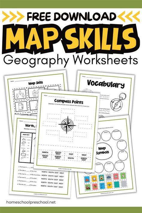 Map Skills Printable Book