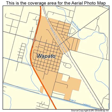 Map Wapato Wa
