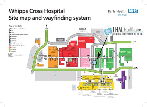 map whipps cross hospital