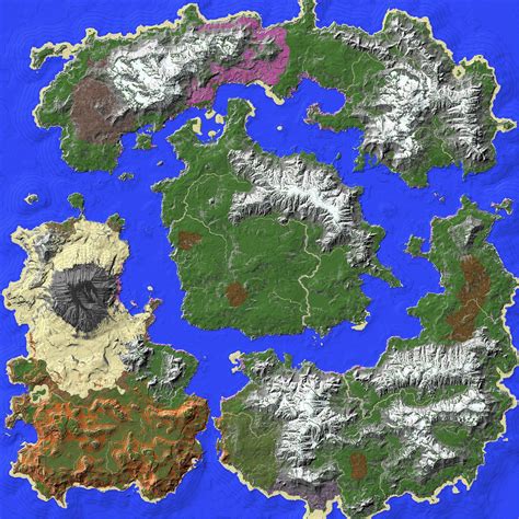 Map With Enhanced Vanilla Biomes