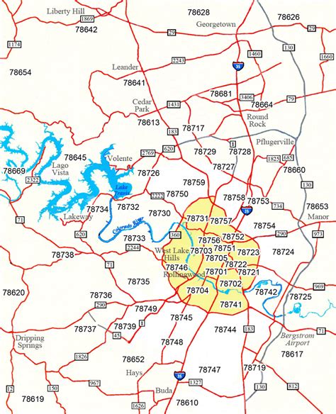 Navigating Austin A Comprehensive Guide To The City’s Zip Code Map Interactive Canada Airport