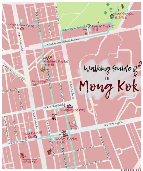 Hong Kong Attractions Map Hiking In Map