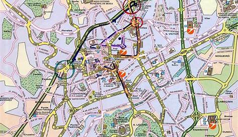 Mapa MICHELIN Braga - mapa Braga - ViaMichelin