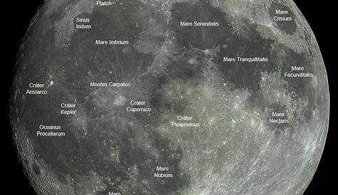 Mapa De La Luna Con Nombres - IMAGESEE