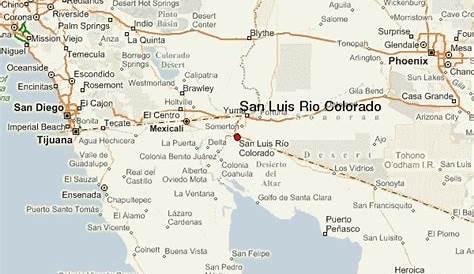 San Luis Sonora Mexico Map - Tourist Map Of English