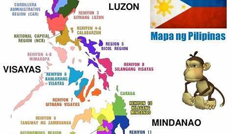 Map Ng Pilipinas Luzon Visayas Mindanao