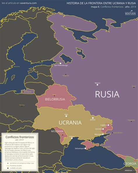 Guerra Ucrania El mapa del ataque de Rusia