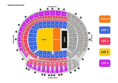 mapa asientos wanda metropolitano conciertos