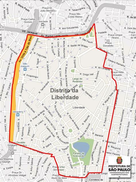 mapa bairro liberdade sp