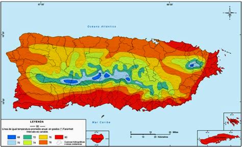 mapa climatico puerto rico