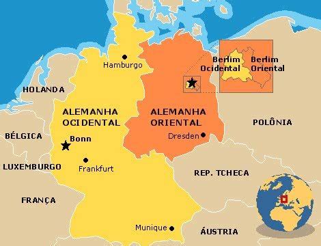 mapa da alemanha oriental