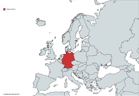 mapa da europa alemanha