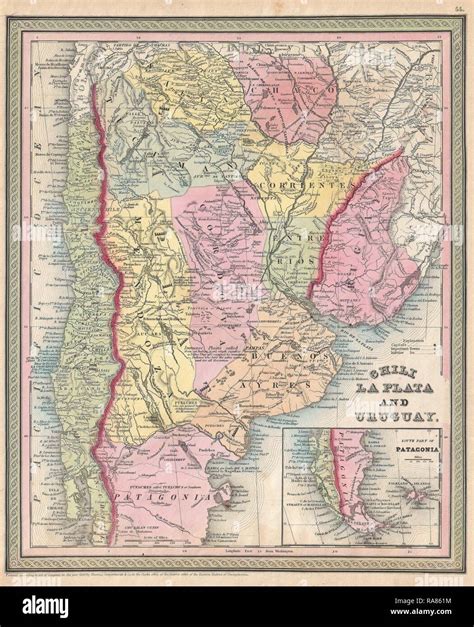 mapa de argentina 1853