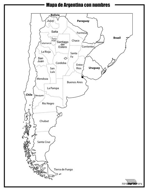 mapa de argentina para imprimir grande