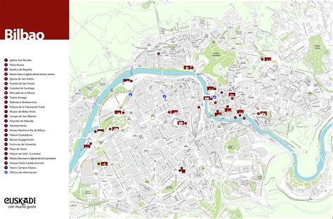 mapa de bilbao para imprimir