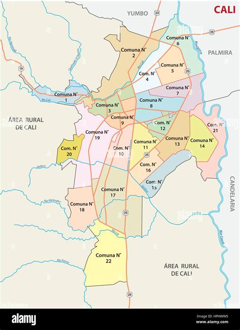 mapa de cali y direcciones