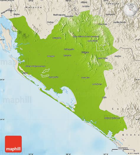 mapa de culiacan mexico