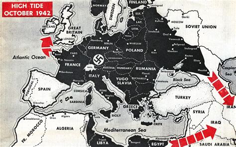 mapa de europa 1942