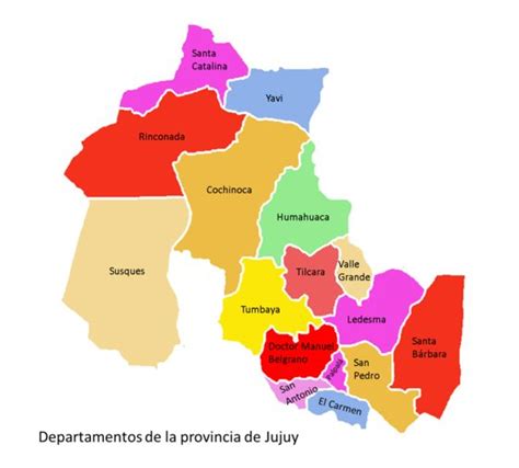 mapa de jujuy regiones