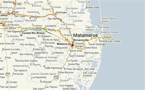 mapa de la ciudad de matamoros tamaulipas